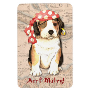 Beagle Pirate Magnet