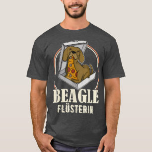 Beagle Pizza Walk Dog Owner Lover Puppy98 T-Shirt