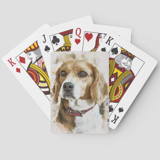 Beagle Playing Cards (Back)
