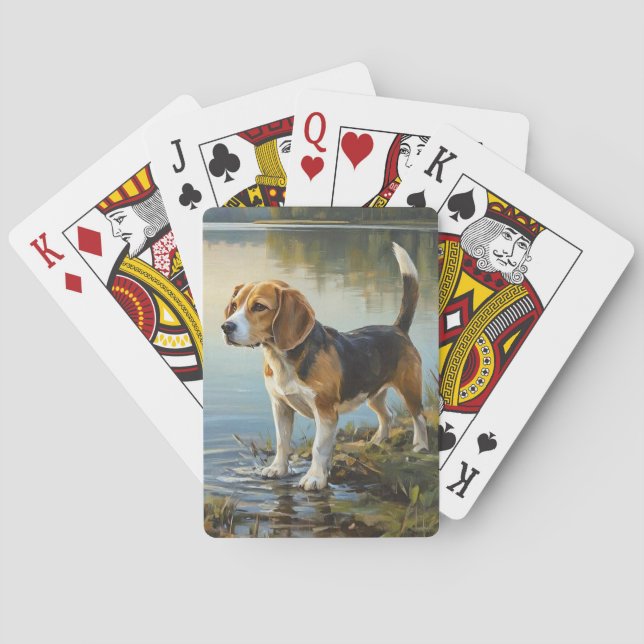 Beagle Playing Cards (Back)