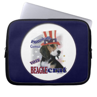 Beagle Political Humour Laptop Sleeve