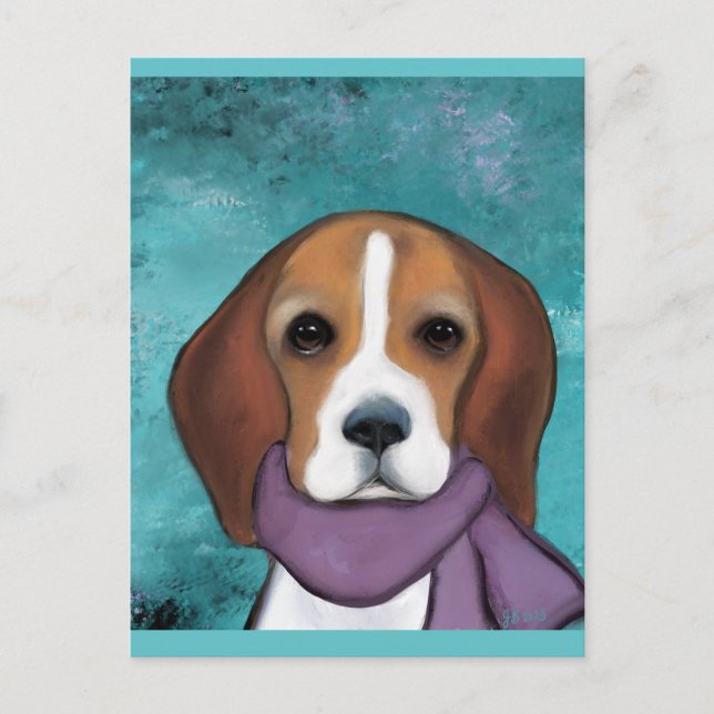 Beagle Postcard (Front)
