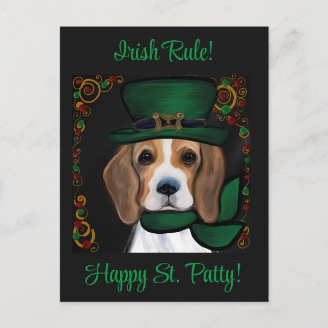 Beagle    postcard (Front)