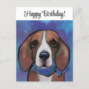 Beagle postcard