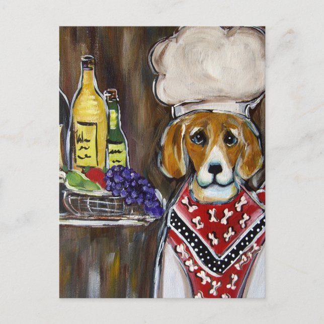 Beagle Postcard (Front)