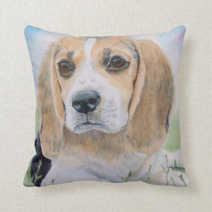 Beagle Pup Throw Pillow