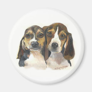 Beagle Puppies Magnet