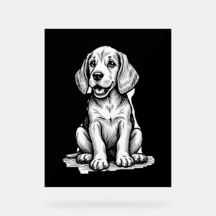 Beagle puppy adorable, family Animal lover Tank To Acrylic Sign