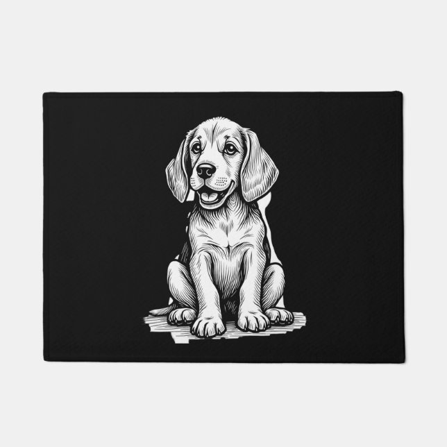 Beagle puppy adorable, family Animal lover Tank To Doormat (Front)