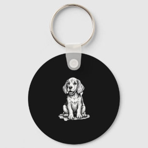 Beagle puppy adorable, family Animal lover Tank To Keychain