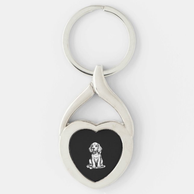 Beagle puppy adorable, family Animal lover Tank To Keychain (Front)