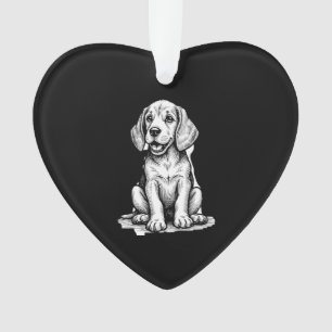 Beagle puppy adorable, family Animal lover Tank To Ornament