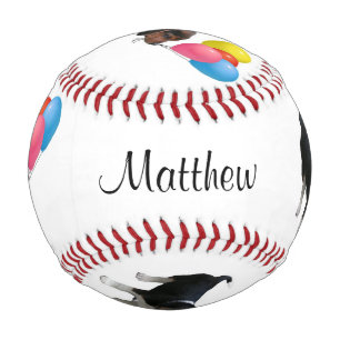 Beagle Puppy Custom Name Birthday Baseball