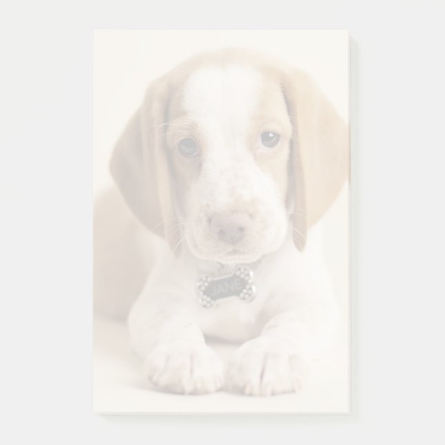 Beagle Puppy Post-it Notes (Front)
