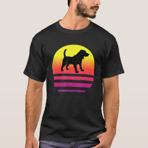 Beagle Puppy Retro Vintage Silhouette Dog Breed T-Shirt