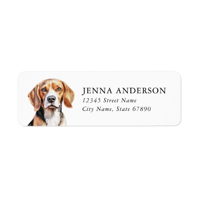 Beagle Return Address Label (Front)