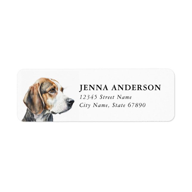 Beagle Return Address Label (Front)