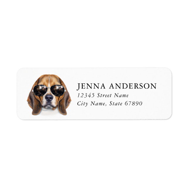 Beagle Return Address Label (Front)