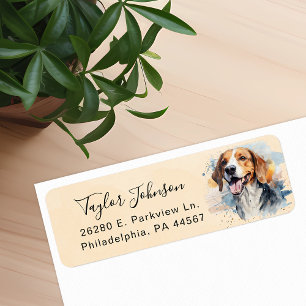 Beagle Return Address Label
