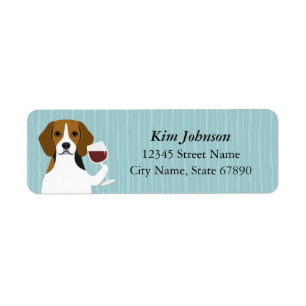 Beagle Return Address Labels