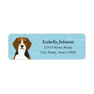 Beagle Return Address Labels