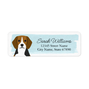 Beagle Return Address Labels