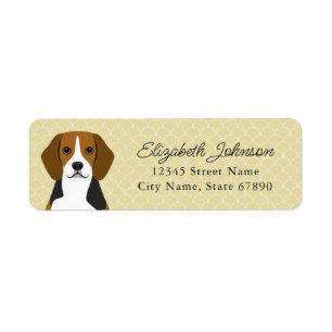 Beagle Return Address Labels