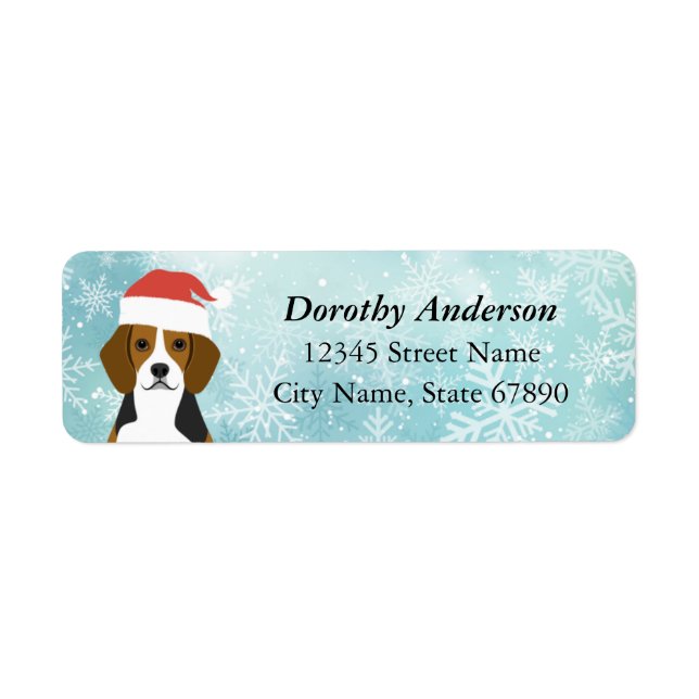 Beagle Return Address Labels (Front)