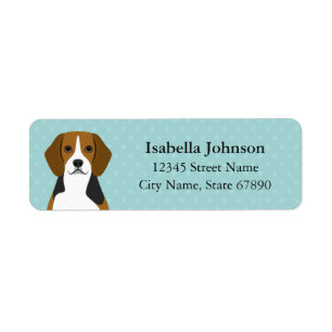 Beagle Return Address Labels