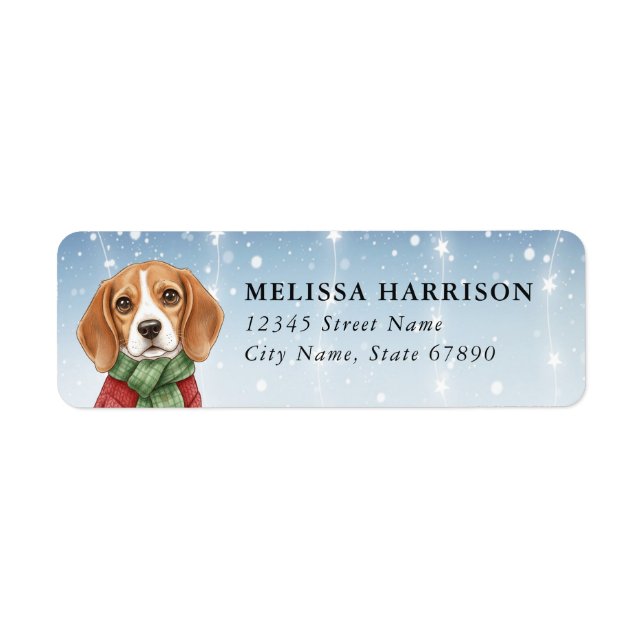 Beagle Return Address Labels (Front)