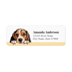 Beagle Return Address Labels
