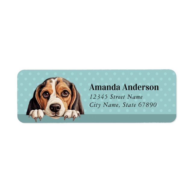 Beagle Return Address Labels (Front)