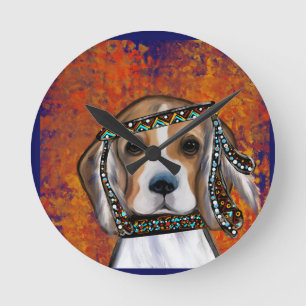 Beagle      round clock