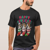 Beagle Santa Claus Elf Reindeer Christmas Dog Long