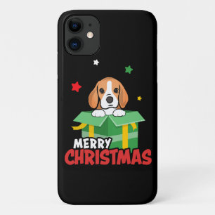 Beagle Santa Dog Lovers Merry Christmas Xmas  iPhone 11 Case