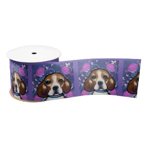 Beagle                 satin ribbon