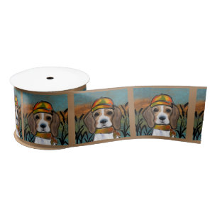 Beagle       satin ribbon