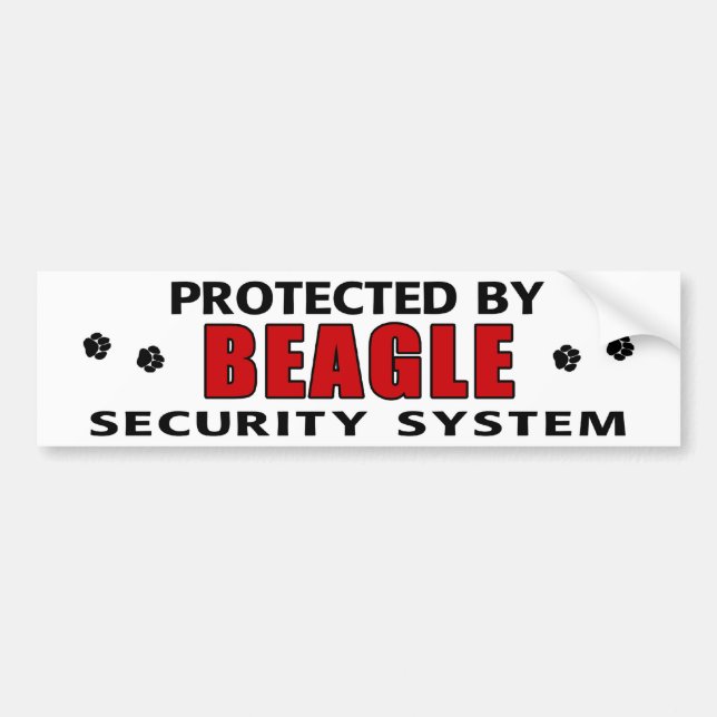 Beagle Security Bumper Sticker (Front)