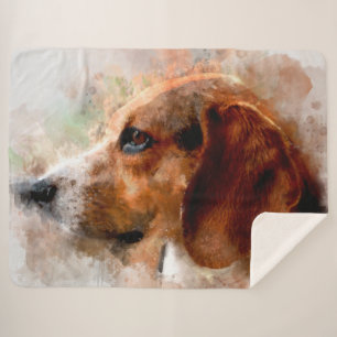 Beagle Sherpa Blanket