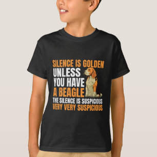 Beagle Small Scent Dog Hunting Pet Breeder Silence T-Shirt