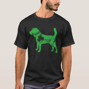 Beagle St Patrick s Day Boys Kids Girls Dog  Shamr T-Shirt