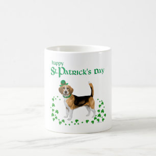 Beagle St Patricks Day Coffee Mug
