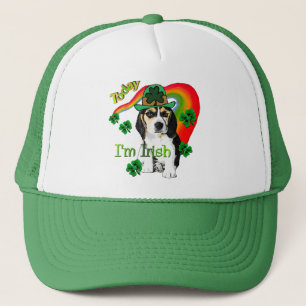 Beagle St Patrick's Day Trucker Hat