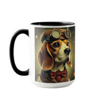 Beagle Steampunk Coffee Mug Cup