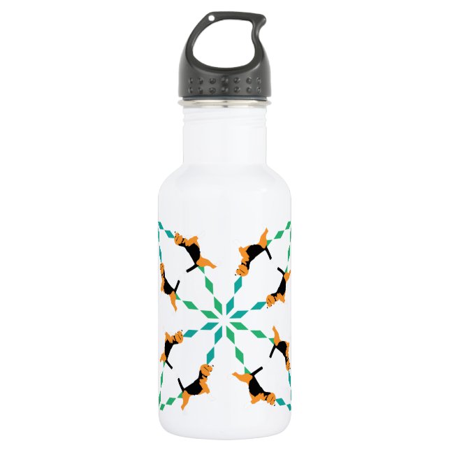Beagle style 532 ml water bottle (Front)