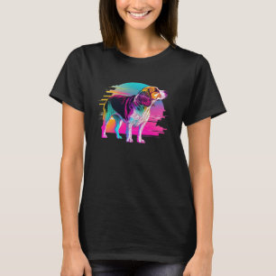 Beagle Synthwave 80s Retrowave Aesthetic T-Shirt