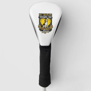 Beagle Taught Me Unconditional Love Dog Heart Paws Golf Head Cover