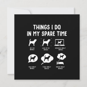 Beagle Things Do Spare Time/ Funny Beagle   