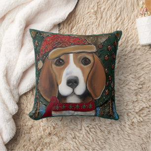 Beagle Throw Pillow