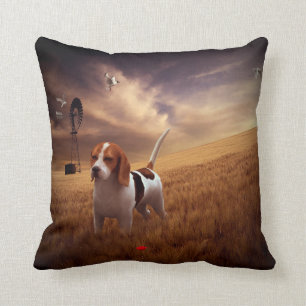 Beagle Throw Pillow